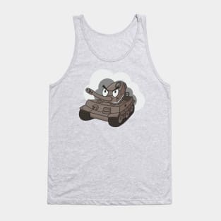 Cartoon German tank Panzer 6 " Tiger" Tank Top